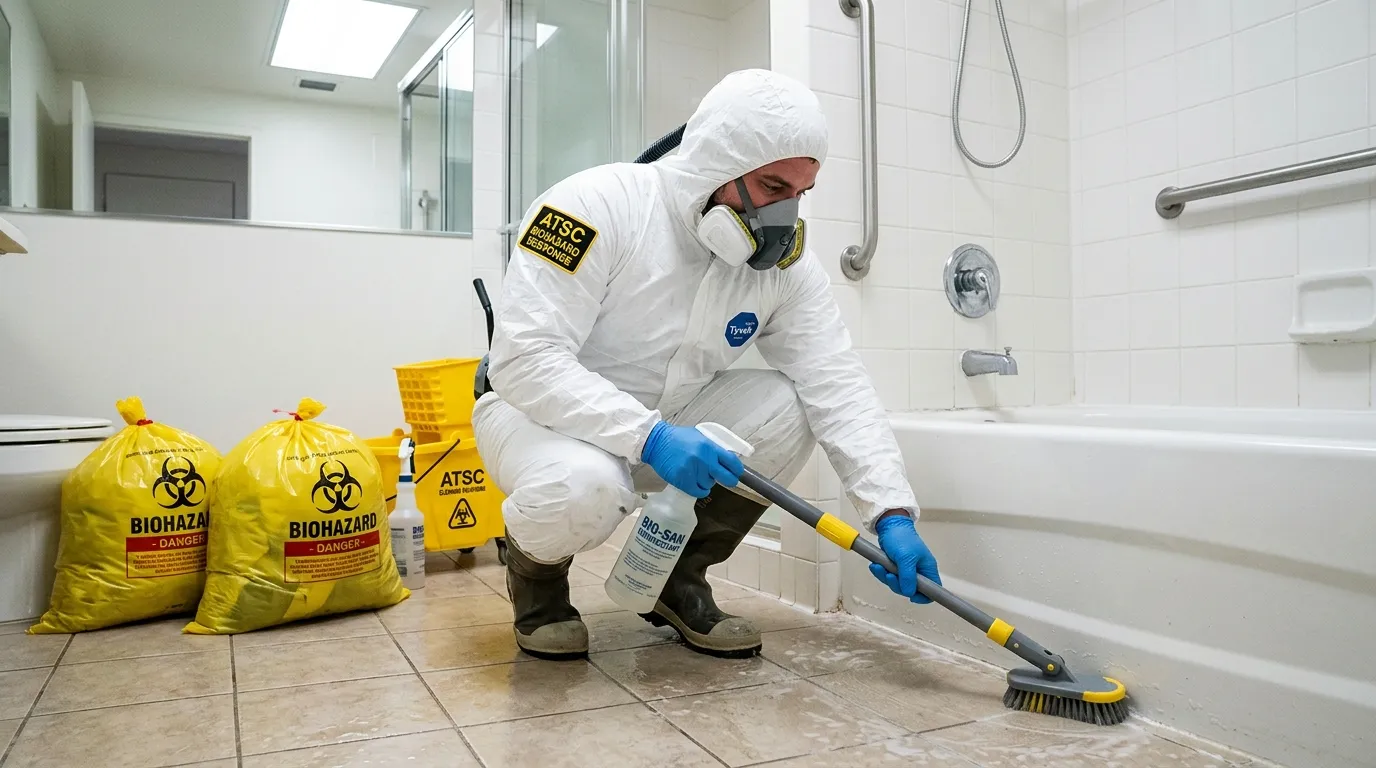 Decontamination equipment deployed for Blood Cleanup in Stony Brook